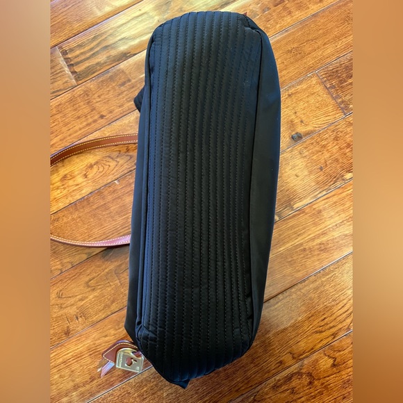 Dooney & Bourke Tote Nylon Black Brown Size Medium - Picture 17 of 17